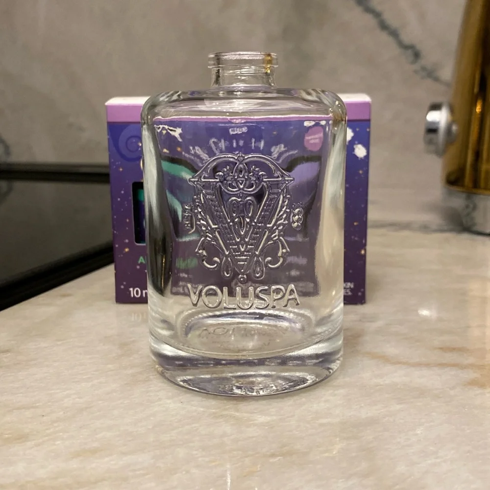 Voluspa Reed Diffuser Glass Container, Empty